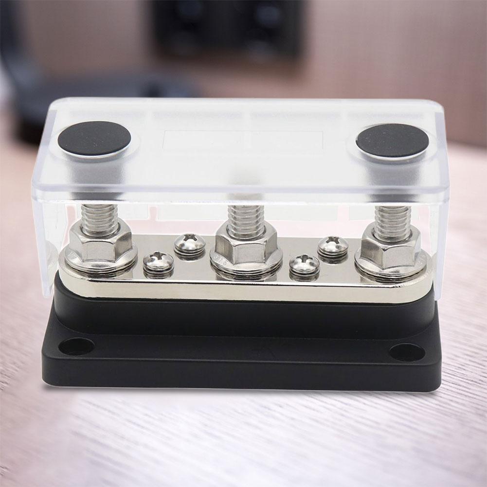 300A шина 48 В блок распределения питания 3/8 шпильки шина плата 3+4 пути для RV морской лодки для транспортного средства автомобиля автомобиля каравана