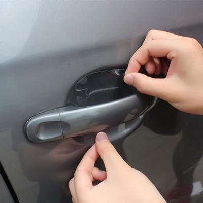 3 комплекта/12 шт. универсальная невидимая дверная ручка автомобиля, защитная пленка от царапин