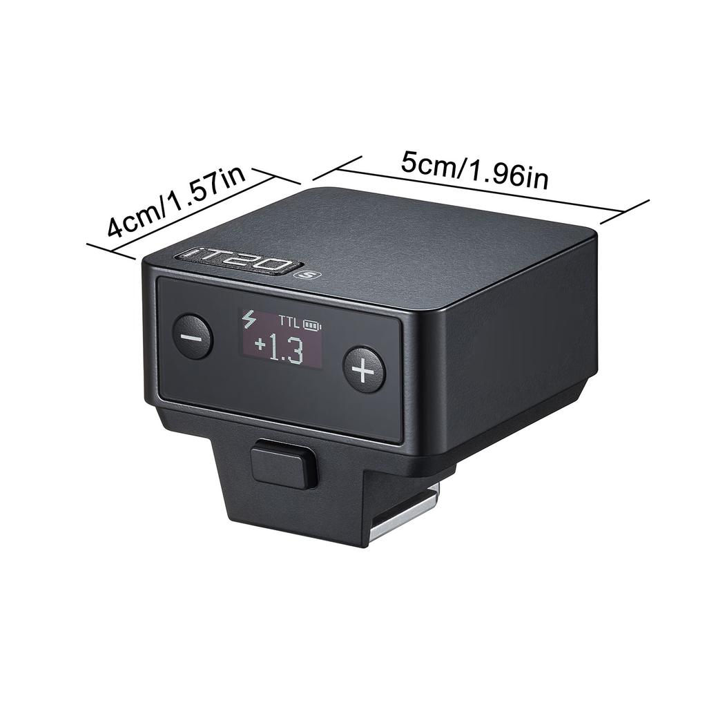 TTL Mini Camera Flash 1.5s Recycling 700 Flashes Built in Lithium Battery with Magnetic Diffuser Filters Compatible