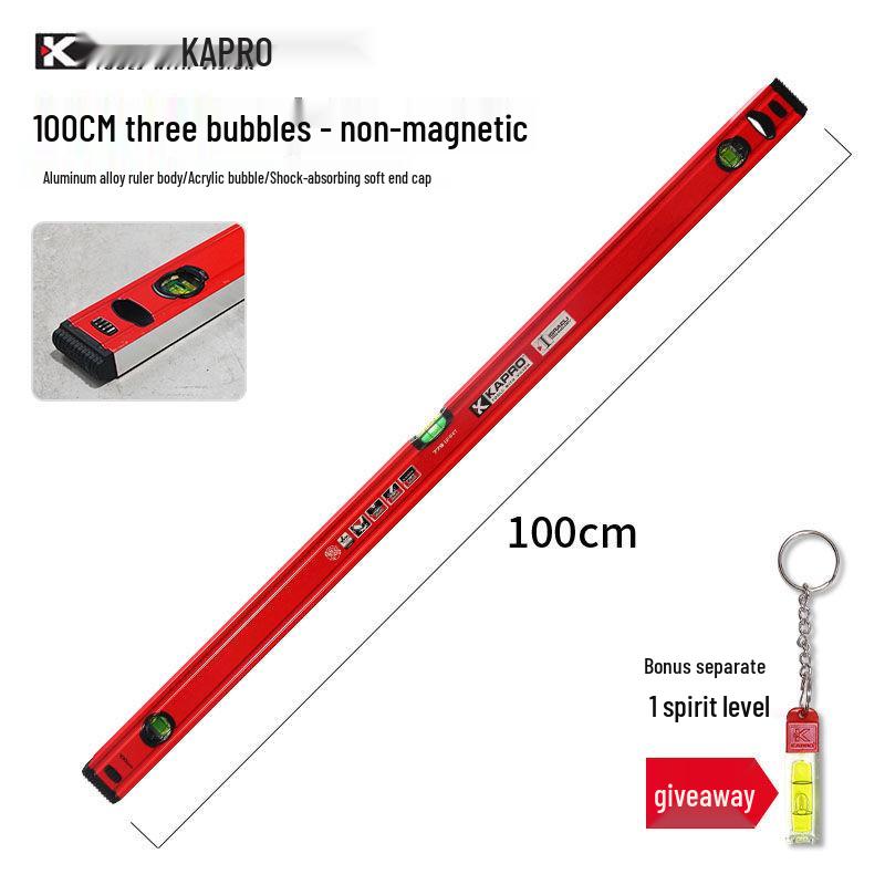 Высокоточный противоударный мини-магнитный алюминиевый спиртовой уровень