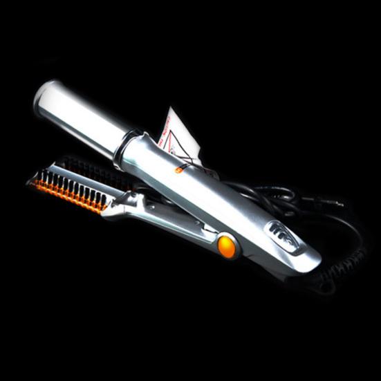 Профессиональные электрические вращающиеся бигуди двойного назначения, выпрямитель для завивки волос, шина для завивки волос