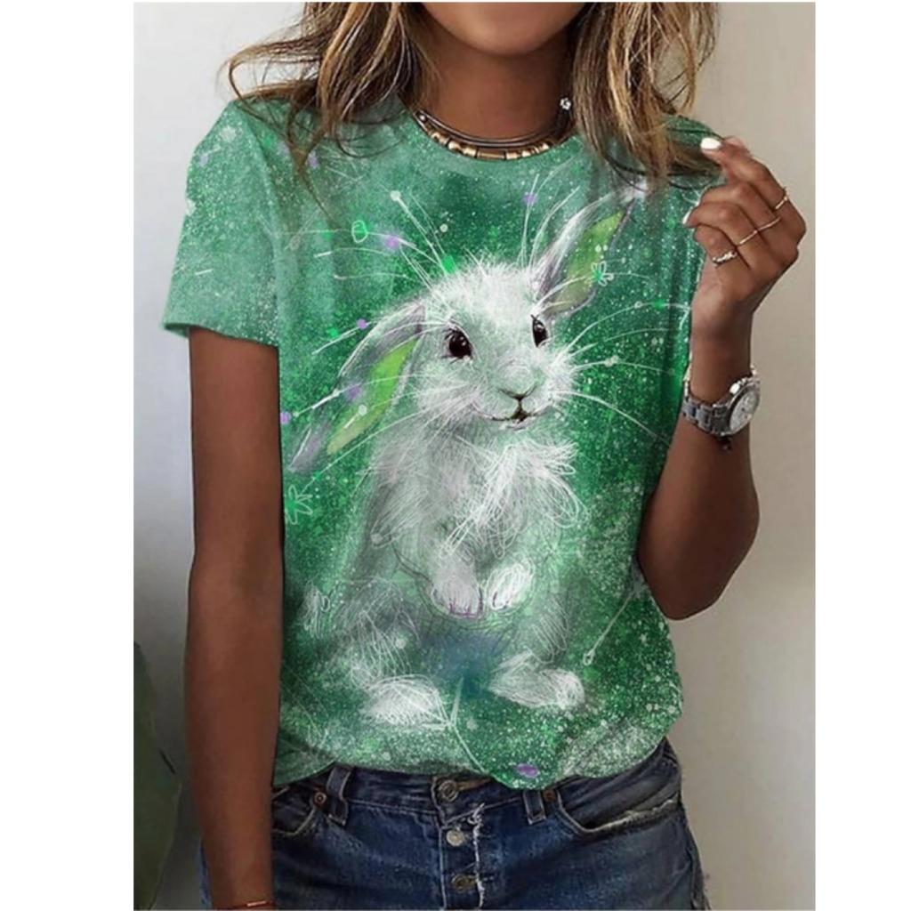 Женская летняя футболка с круглым вырезом и коротким рукавом с рисунком забавной собаки, весна-лето, повседневный вязаный свитер с короткими рукавами, женский