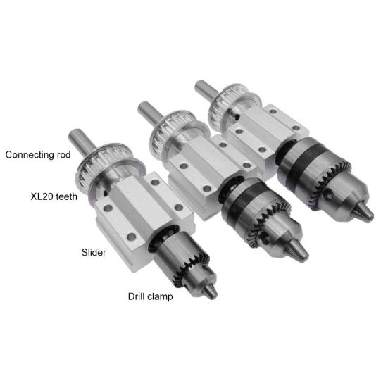 No Power Spindle Drill Chuck Lathe Assembly Trimming Belt Woodworking Cutting