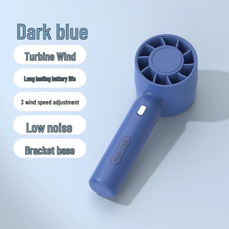 Portable USB Mini Brushless Turbo Fan - Silent Desktop Handheld Cooler