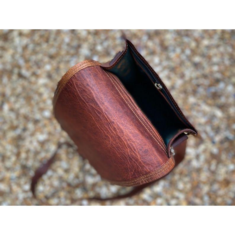 Простая коричневая кожаная сумка, EDC, кожаная сумка-мессенджер 7x9 в деревенском стиле, кожаная мужская сумка через плечо, кожаная сумка через плечо в винтажном стиле, сумка для медикаментов