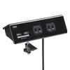 Удлинитель (Тип зажима) с 4 розетками и 2 портами USB, Черный, TAP-B105U-3BK