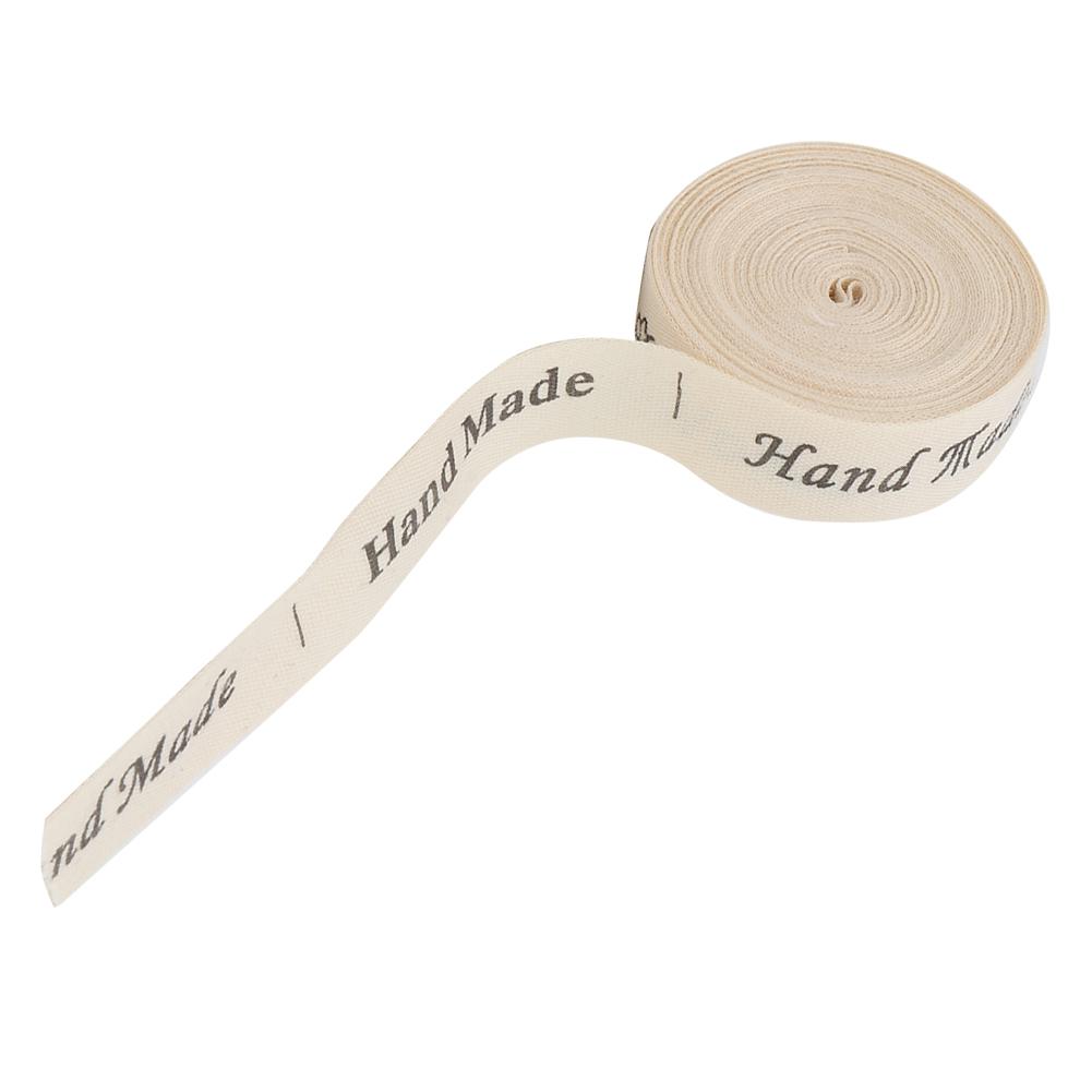 Natural Cotton Hand Made Fonts Ribbon 1.5cm for Gift Packaging