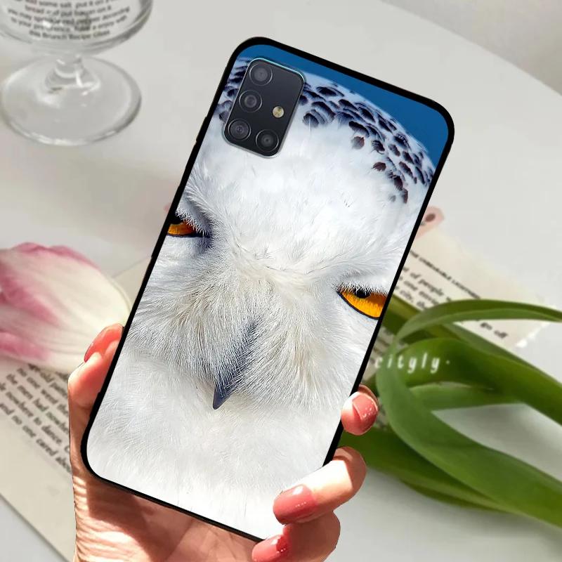 Чехол для Samsung A71 4G 5G Мягкий Силикон ТПУ Задняя крышка телефона Для Samsung Galaxy A Quantum Чехлы A716N Ударопрочный Бампер Fundas