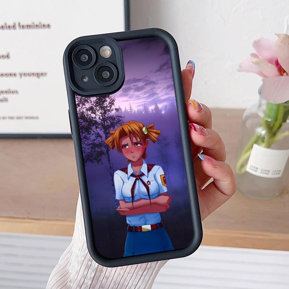 Вечное Лето Алиса Утолщенный ТПУ Чехол для Мобильного Телефона для iPhone 17 16 15 14 13 12 11 Air Pro Max Plus Цветной Чехол