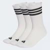 Adidas 3 Stripe Cushion Sportswear Crew Socks 3 Pair Pack