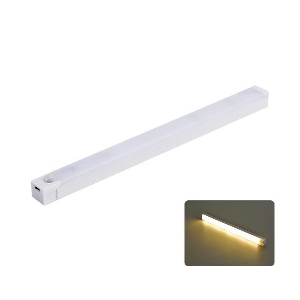 Светодиодная лампа для шкафа с датчиком движения, перезаряжаемая через USB, для кухни, прикроватной тумбочки, гардероба, кладовки, прохода