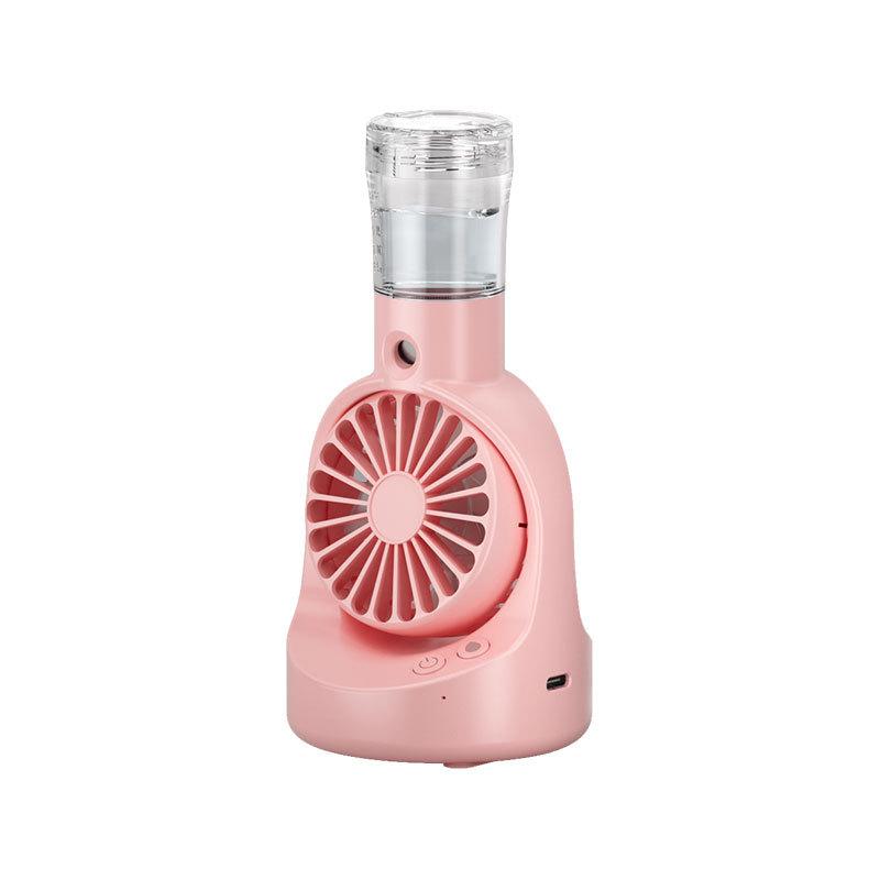Portable Humidifier Fan Mini Handheld Mist Fan Portable USB Rechargeable Handheld Fan with Humidifier Mini Water Spray Hand Fan