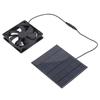 Solar Panel Powered Fan Portable 3.5W 6V Solar Exhaust Fan for Chicken Dog Pets Houses Outdoor Camping