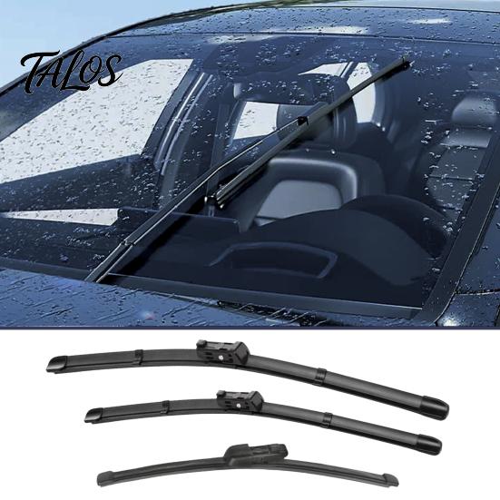Auto Accessories for VW 6R Hatchback 3Pcs Windshield Wiper Blades 2009-2017, 24" + 16" Flexible Rubber Refills 11" Original Equipment Automotive