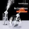 Бесшумный настольный и автомобильный увлажнитель - Большая емкость и распыление, Портативный распылитель для дома и спальни