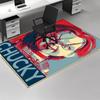 1 шт. Коврик для офиса Чаки, противоскользящий, дизайн с персонажами аниме и мультфильмов, идеально подходит для домашнего декора, гостиной, спальни, игровой комнаты, идеальный