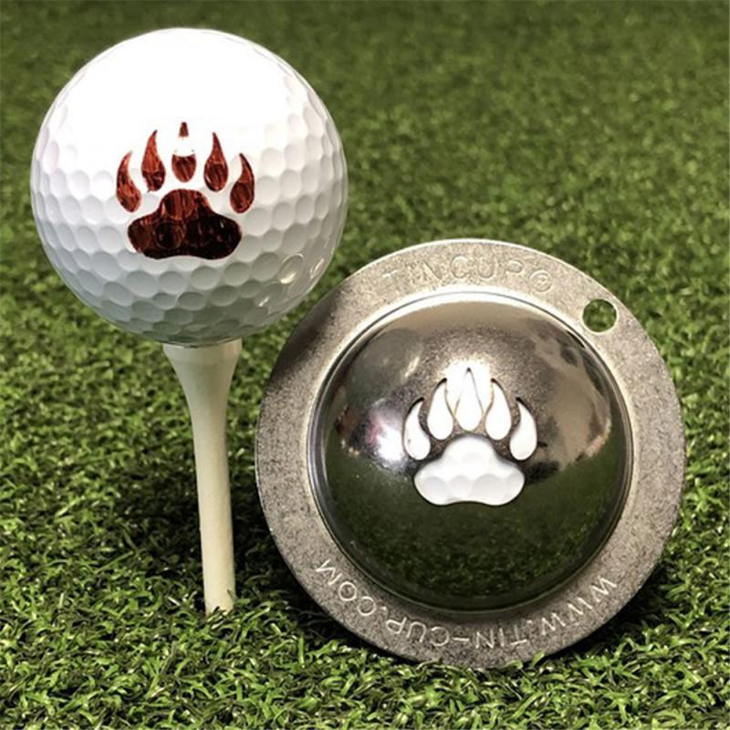 Stainless Steel Golf Ball Line Marker Stencil Cute Pattern Alphabet Marker Pen Golf Putting Positioning Aids Outdoor Sport Tools
