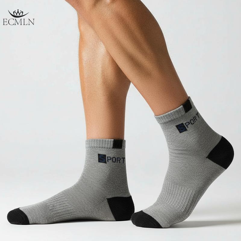 5 ПАР Мужские Деловые Спортивные Носки Мужские Носки Дышащие Контроль Запаха Хлопковые Носки для Осени/Зимы