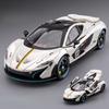 AAYF1 1:24 P1 Senna Модель Машинки Игрушка Сплав Литье Под Давлением Двери Открываются Суперкар Рулевое Управление Колесами Модели с Амортизацией для Детских Игрушек