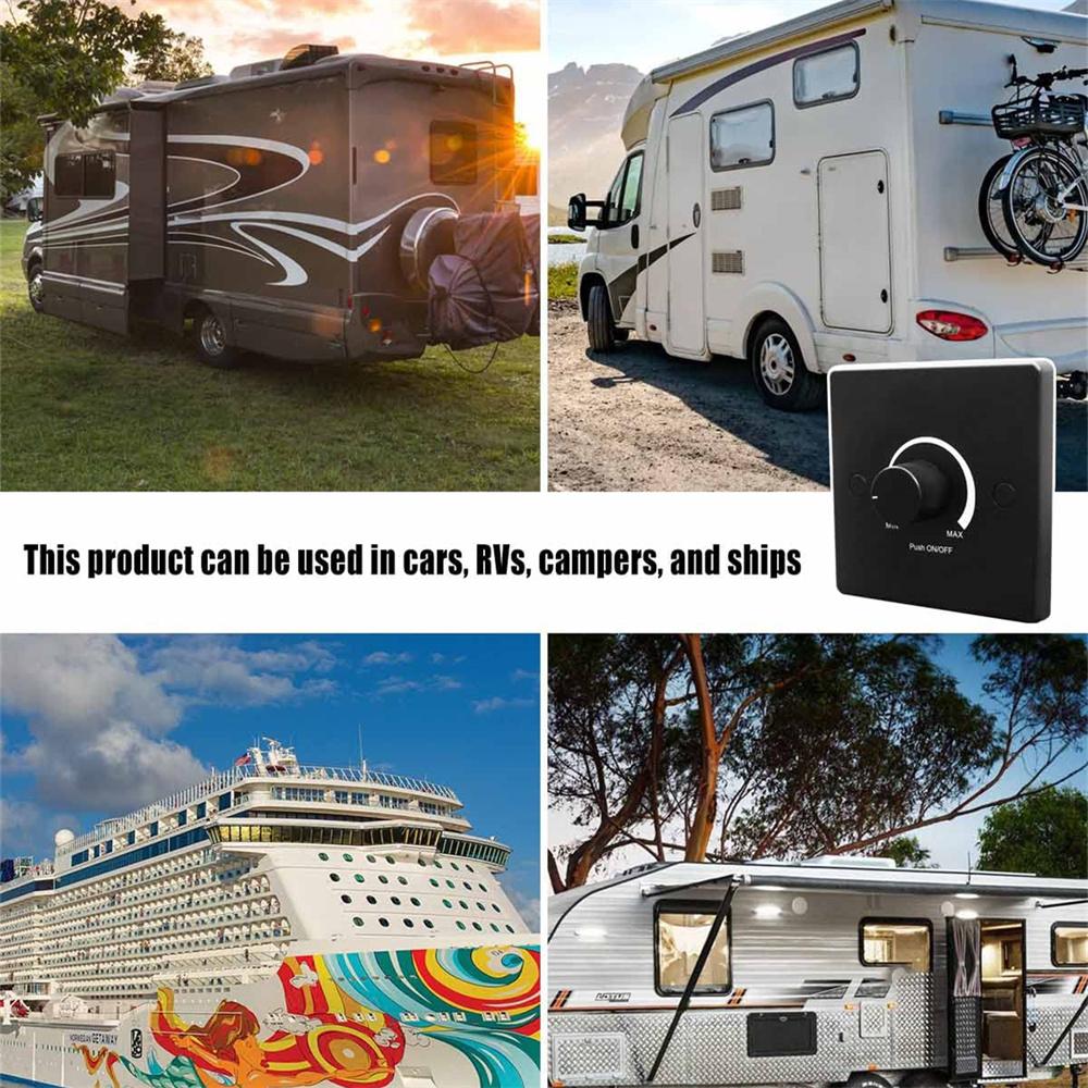 Диммер ШИМ 12-24 В постоянного тока для дома на колесах, лодки, грузовика, кемпера, диммируемый светодиодный свет для салона