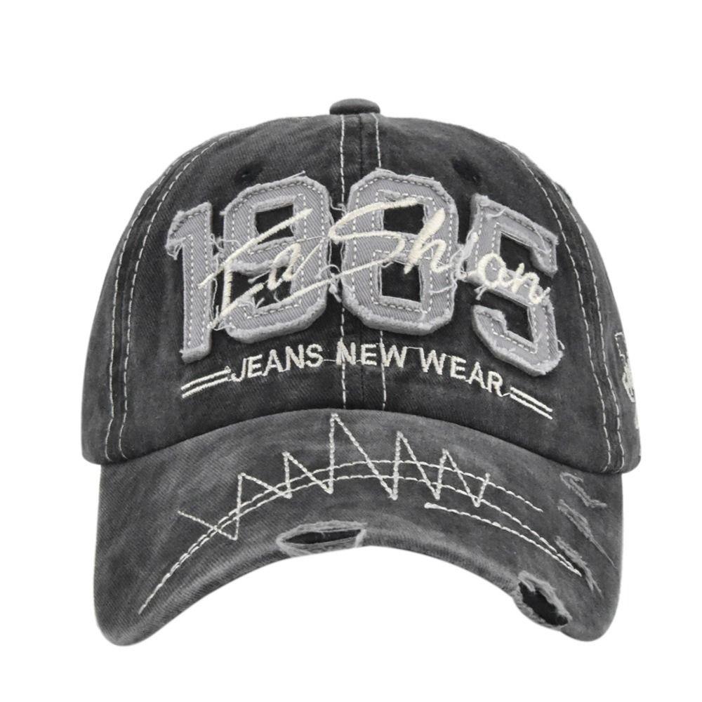 Hip-hop Distressed Faded Cap Adjustable Sunscreen Hats Man Women Outdoor Sports