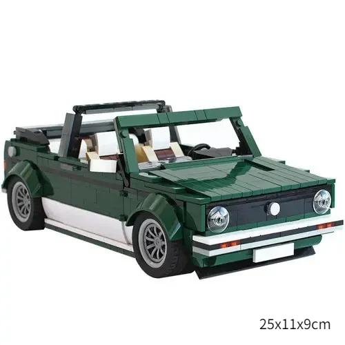 AAXQ1 MOC Городские Спортивные Автомобили Конструктор Speed MK1 Высокотехнологичный Кабриолет Модель Автомобиля Сборная Игрушка для Детей Подарок на День Рождения для Взрослых