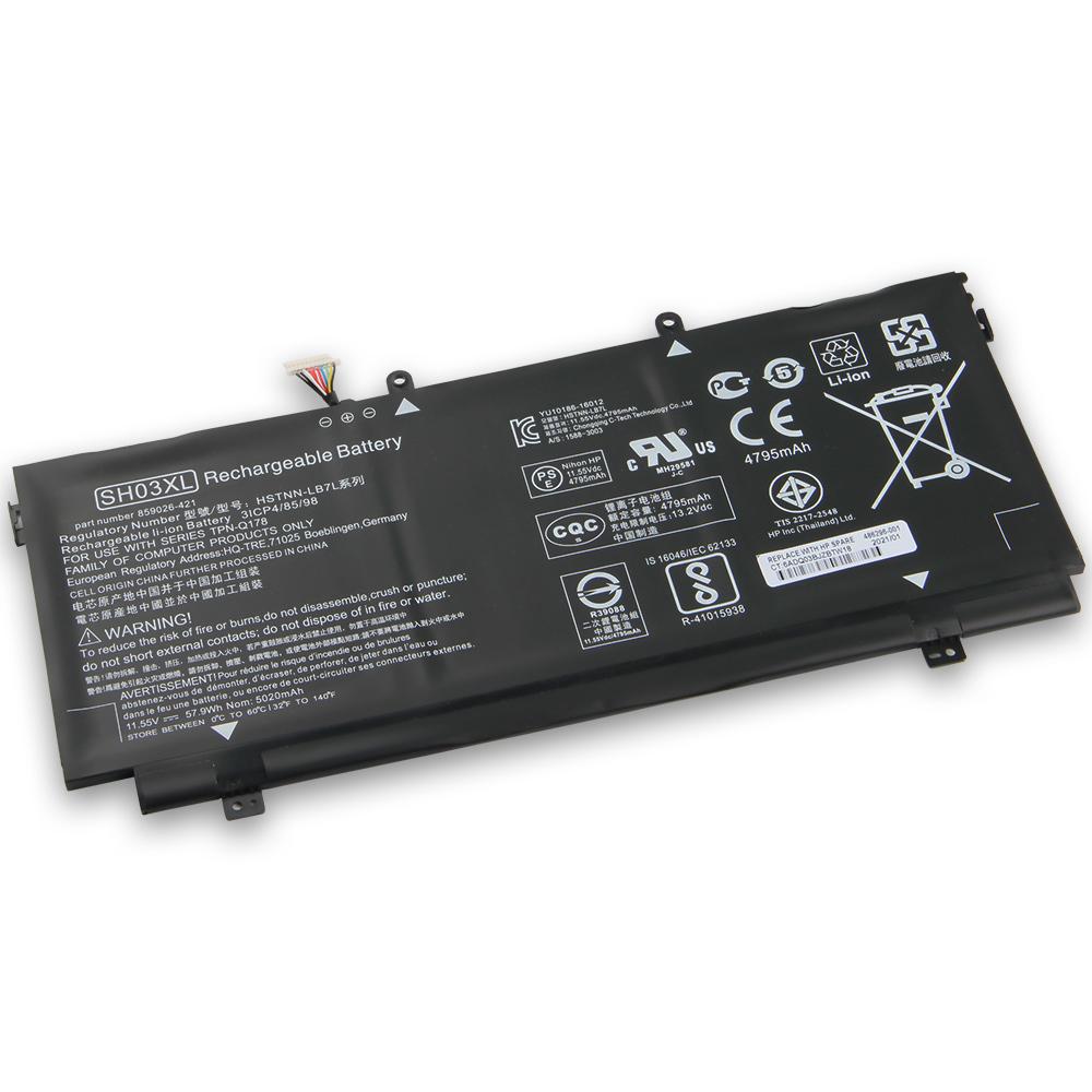 Сменный аккумулятор для ноутбука SH03XL TPN-Q178 CN03XL для HP Spectre X360 CN03XL HSTNN-LB7L 13-W020TU 13-AC013TU