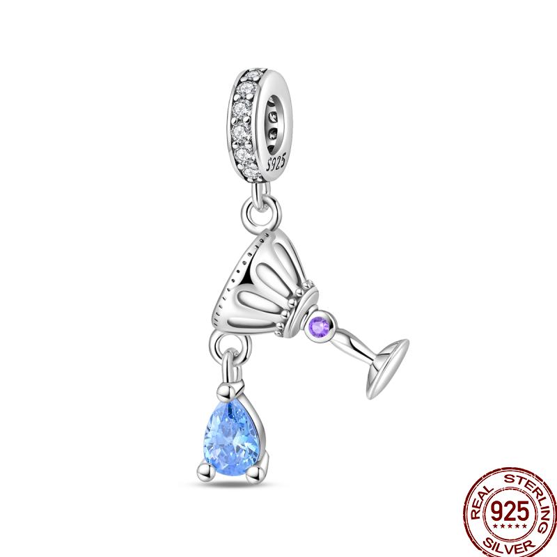 American Sports Series Copper Badminton Baseball Football Pendant Beads Suitable For 3Mm Original Bracelet Diy