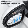 2in1 Car Rearview Mirror Rain Eyebrow Reversing Small Round Mirror for Cadillac Seville XT4 CT4 CT5 ATS SLR STS EXT CTS