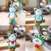 Adorable Long-legged Frog Plush Toy Keychain Soft And Cuddly Animal Accessory