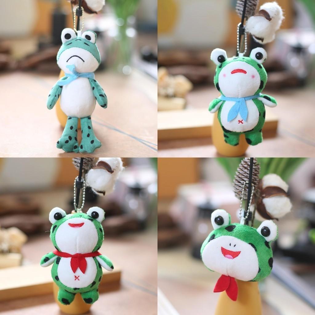 Adorable Long-legged Frog Plush Toy Keychain Soft And Cuddly Animal Accessory