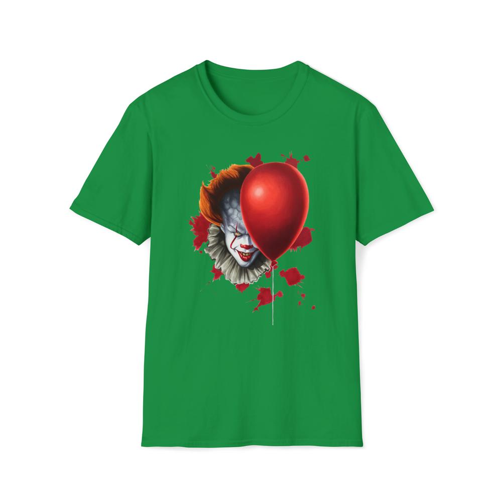 Pennywise Tshirt Horror Movie Tshirt It Clown Graphic Tee Halloween Tshirt
