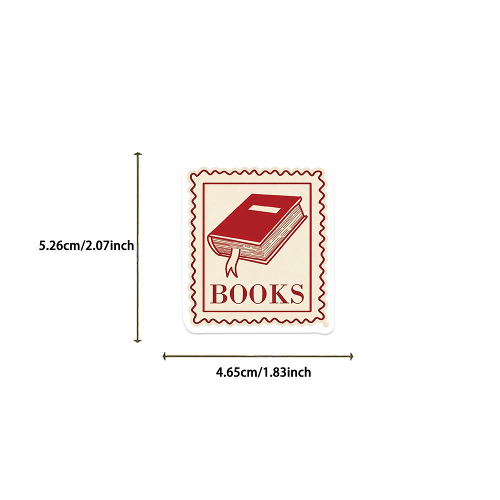 10/30/50 шт. Ретро Розовые Книжные Эстетичные Наклейки Мультяшные Креативные Наклейки Скрапбукинг Телефон Чемодан Дневник Граффити Наклейка Декор