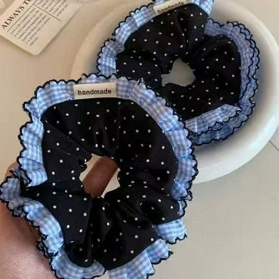 French-Korean Double-Layer Ballet Lace Extra Large Hair Scrunchie