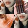 Black Tea Brown Lip Gloss Mirror Clear Glass Glaze Lava Chocolate Liquid Lipstick Nonstick Makeup Tint Makeup, 05, 1 Piece, 05 05