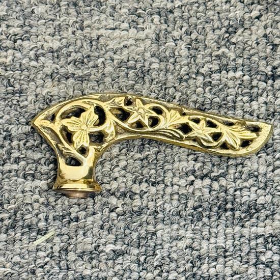 91.44 Cm Wooden Folding Stick  Walking Cane with Fancy Handle For Elder