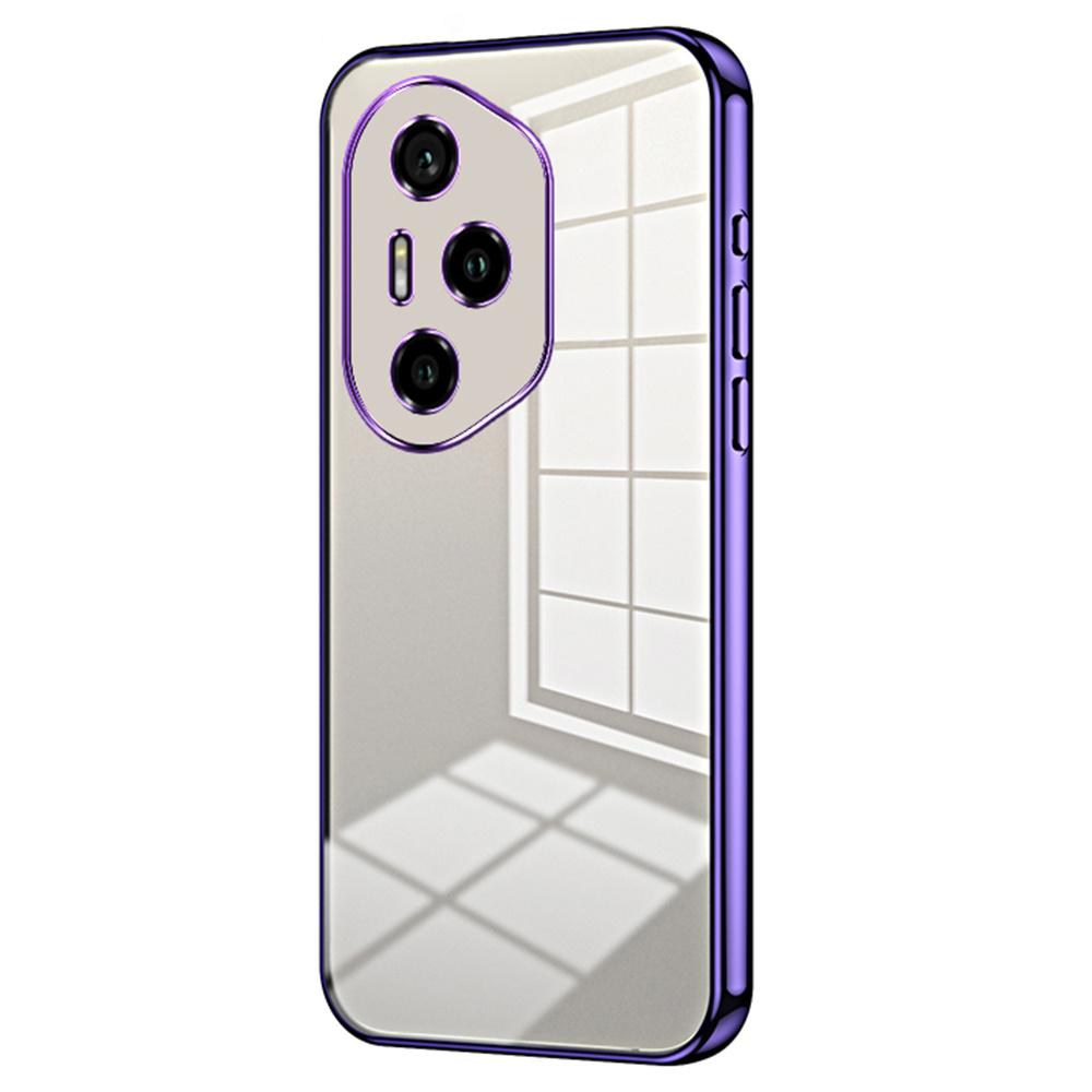 Чехол для Honor 300 Pro с гальванизированной рамкой, мягкая ТПУ накладка для телефона