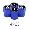 Mercedes Benz Car Tire Valve caps Emblem metal Cap Case For B/C/E/S Class A Class C200L GLC GLE CLA  accessories Car Styling  o8