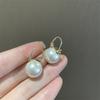 Simple Fashion Big Pearl Dangle Earrings  New Korean Style Brincos Jewelry Wholesale