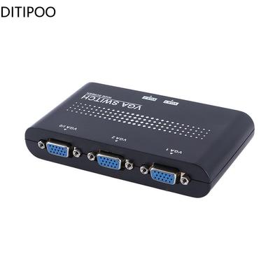 2-портовый VGA переключатель-разветвитель 2 направления VGA видеопереключатель адаптер-конвертер бокс для ПК монитор аксессуары