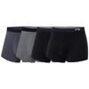 Li Ning Fitness Series однотонные антибактериальные удобные шорты-боксеры 4 пары для мужчин AUAT029-1