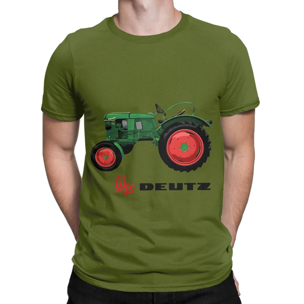 Винтажный трактор D15 Deutz иллюстрация Новинка 100% Хлопок Футболка Deutz Fahr Топы Футболки Для Унисекс