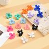 Korean Floral Irregular Petal Earrings: Sweet, Fresh, and Fashionable for Women