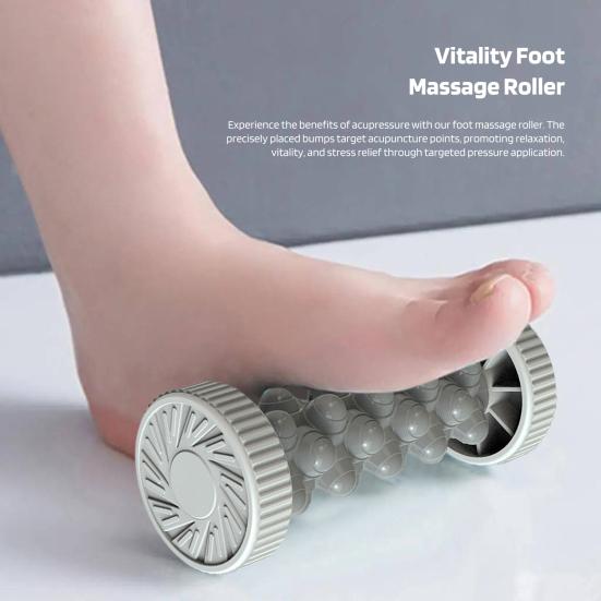 Ролик-массажер для ног, безопасный для кожи, многоразовый, для облегчения боли, восстановления пяток, рефлексотерапия, терапия триггерных точек, массажный ролик для ног