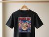 Ramen Cat Shirt, Vintage Anime Noodle Cat Tee, Japanese Streetwear Unisex T-Shirt