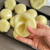 Реалистичный мячик-сквиш с картофельным пюре, Игрушка-сквиш с текстурой и хрустящим звуком для снятия стресса, Сенсорные фиджет-игрушки, Расслабляющие подарки