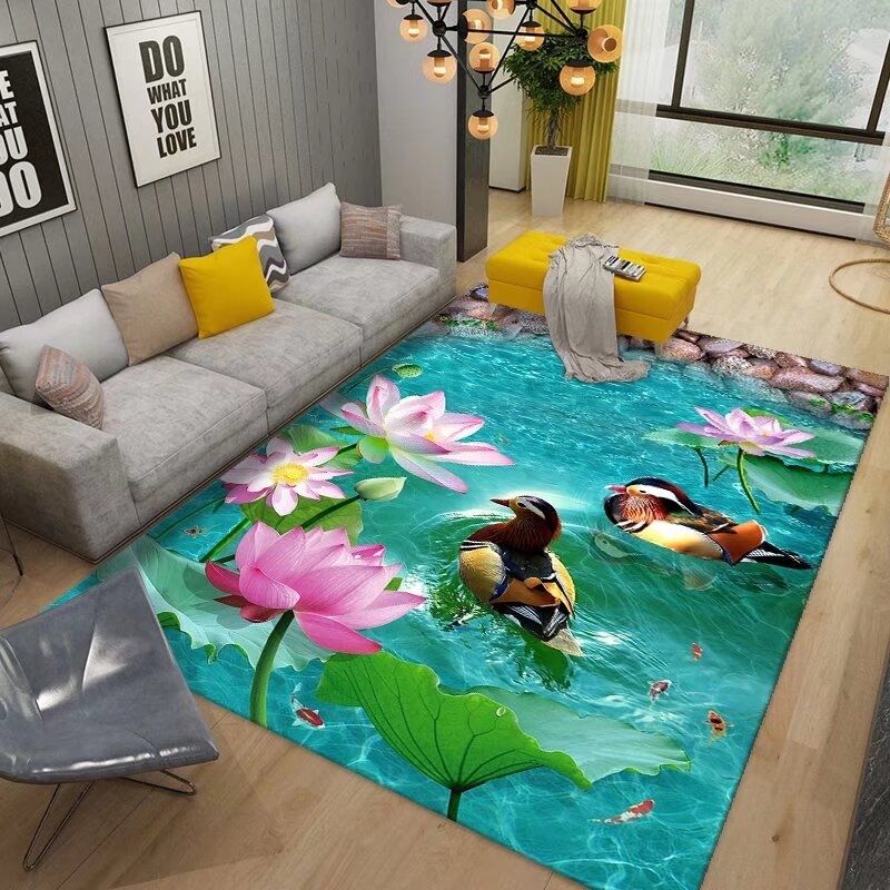 3D морской пляжный ковер для гостиной, спальни, противоскользящий диван, пол, большой декоративный ковер, домашний прихожая, балкон, коврик для ванной комнаты