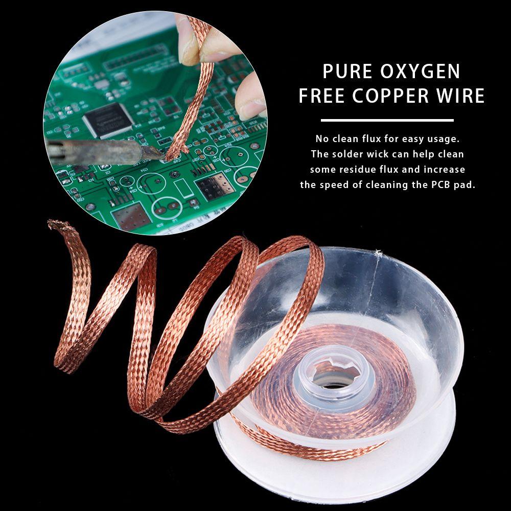 2025 Hot Professional Desoldering Braid Tape Copper Solde Wire Tin Solder Removal Soldering Wick BGA Repair High Quality Tools