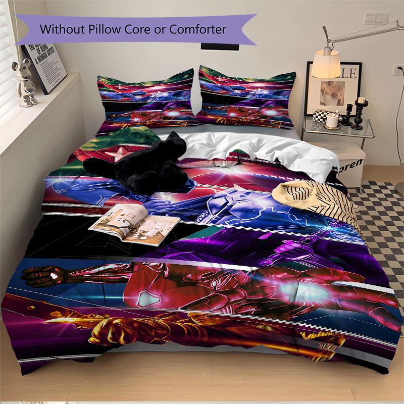 Avengers Infinity War Poster Print 3Pcs Bedding Setduvet Cover With 2 Bedropillowcase Home Birthday Gift