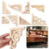Furniture Parts Corner Appliques Frame Wood Carved Wooden Figurines Crafts Woodcarving Decorative